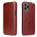 Кожаный чехол с вертикальным флипом для iPhone 12 Pro Max Fierre Shann (Brown)