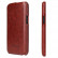 Кожаный чехол с вертикальным флипом для iPhone 12 Pro Max Fierre Shann (Brown)
