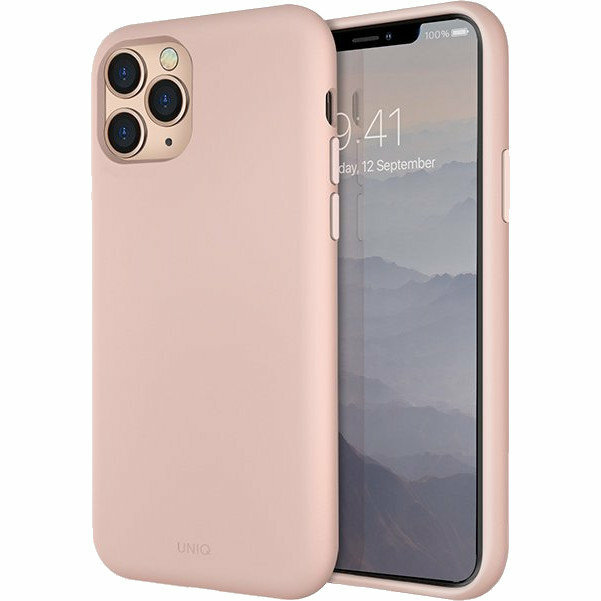 Чехол-накладка для iPhone 11 Pro Max Uniq LINO Pink (IP6.5HYB(2019)-LINOHPNK)