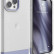 Чехол-накладка для iPhone 13 Pro Elago GLIDE (TPU+PC) Transparent/Purple (ES13GL61PRO-TRPU)