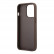 Чехол для iPhone 13 Pro Max Guess PU 4G Stripe printed logo Hard Brown (GUHCP13X4GDBR)