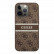 Чехол для iPhone 13 Pro Max Guess PU 4G Stripe printed logo Hard Brown (GUHCP13X4GDBR)