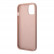 Чехол для iPhone 14 Guess PU Saffiano with metal logo Hard Pink (GUHCP14SPSASBPI)