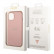 Чехол для iPhone 14 Guess PU Saffiano with metal logo Hard Pink (GUHCP14SPSASBPI)