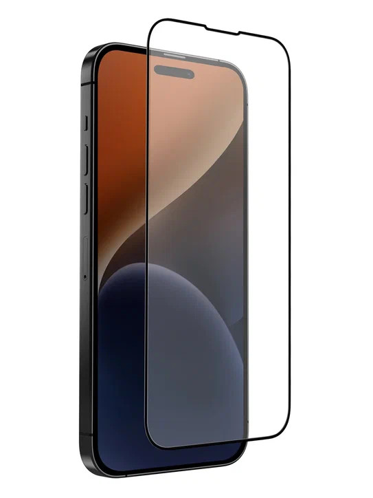 Защитное стекло для iPhone 15 Pro Uniq OPTIX Matte Clear/Black 