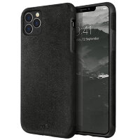 Чехол-накладка для iPhone 11 Pro Max Uniq Sueve Black (IP6.5HYB(2019)-SUVBLK)