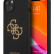 Чехол для iPhone 13 mini Guess Liquid silicone 4G Big logo Hard Black (GUHCP13SLS4GGBK)