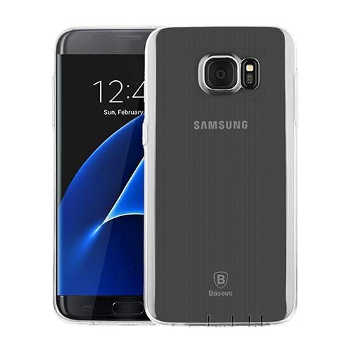 Прозрачный гелевый чехол накладка Baseus для Samsung Galaxy S7 Edge / G935 Air Case Ultrathin Transparent