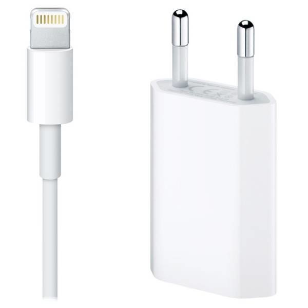 Сетевой адаптер питания с USB кабелем 8 pin для смартфонов и планшетов