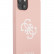 Чехол для iPhone 13 mini Guess Liquid silicone 4G Big logo Hard Pink (GUHCP13SLS4GWPI)