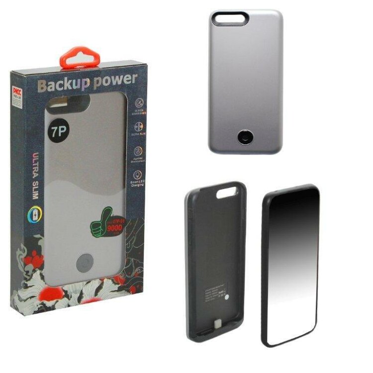 Чехол аккумулятор для iPhone 7 Plus / 7+ / 8 Plus / 8+, емкость 9000 mAh, Backup Power Q7P-01