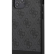 Чехол-накладка для iPhone 12 / 12 Pro (6.1) Guess 4G Stripe Metal logo Hard PU, Grey (GUHCP12MG4GLGR)