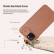 Кожаный чехол книжка Nillkin QIN Pro для iPhone 15 Plus, Red