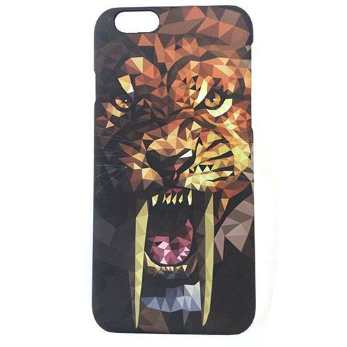 Чехол накладка Luxo для iPhone 6 "Саблезубый тигр" с покрытием Soft Touch
