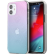Чехол-накладка для iPhone 12 mini (5.4) Guess PC/TPU 4G in 3D raised Hard, Gradient Blue (GUHCP12S3D4GGBP)