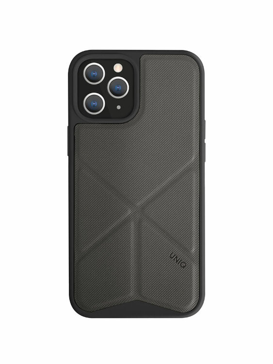 Чехол-накладка Uniq для iPhone 12/12 Pro (6.1) Transforma Grey (IP6.1HYB(2020)-TRSFGRY)