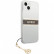 Чехол для iPhone 13 mini Guess PC/TPU 4G Stripe Hard Tranparent + Gold charm (GUHCP13SKB4GBR)