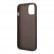 Чехол для iPhone 14 Plus Guess PC/TPU 4G Stripe w Metal logo Hard Brown (GUHCP14MG4GLBR)