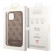 Чехол для iPhone 14 Plus Guess PC/TPU 4G Stripe w Metal logo Hard Brown (GUHCP14MG4GLBR)