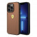 Чехол для iPhone 14 Pro Max Ferrari Leather Stamped sides Hard Camel (FEHCP14XRBUC)