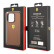 Чехол для iPhone 14 Pro Max Ferrari Leather Stamped sides Hard Camel (FEHCP14XRBUC)