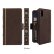 BookBook для iPhone XS / X кожаный ретро чехол книжка с разъемами для карточек (Coffee)