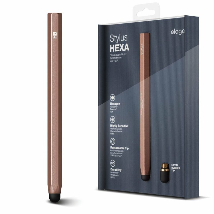 Стилус Elago Hexa для смартфонов и планшетов, Chocolate (EL-STY-HX-CHO)