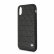 Кожаный чехол-накладка для iPhone XR BMW Signature Embossed Hexagon Hard Leather Black (BMHCI61HEXBK) 