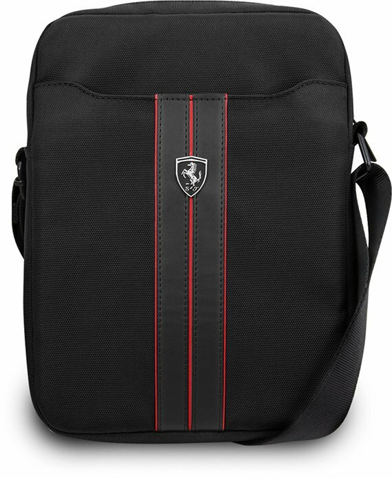 Сумка для планшетов 8" Ferrari Urban Bag Nylon/PU Carbon, Black (FEURSH8BK)