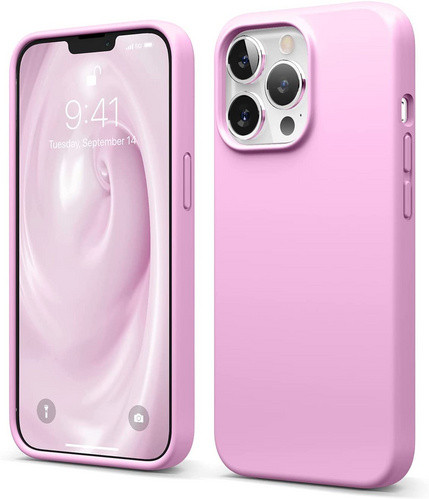 Чехол-накладка для iPhone 13 Pro Elago Soft silicone (Liquid) Hot Pink (ES13SC61PRO-HPK)