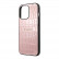 Чехол для iPhone 13 Pro Max Guess PU Croco with metal logo Hard Pink (GUHCP13XPCRBPI)