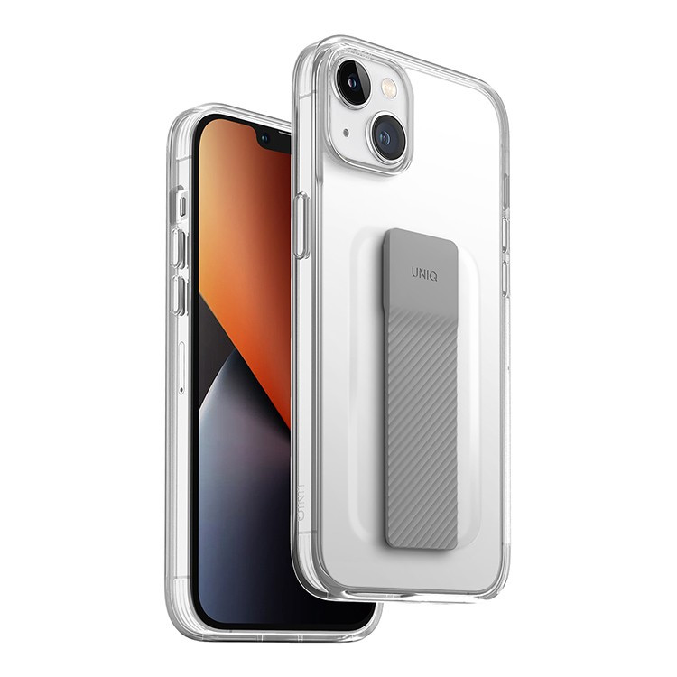 Чехол для iPhone 14 Plus Uniq Heldro Mount + Band Clear (IP6.7M(2022)-HELMCLR)