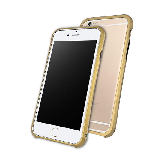 Алюминиевый бампер для iPhone 6 DRACO TIGRIS 6 Champagne Gold (Золотистый) TI60A1-GDL