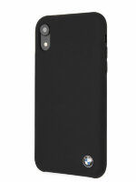 Силиконовый чехол-накладка для iPhone XR BMW Signature Liquid Silicone Hard TPU Black (BMHCI61SILBK)