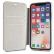 Кожаный чехол-книжка для iPhone X/XS Mercedes New Pattern lll Booktype Leather, White (MEFLBKPXWHCLWH)