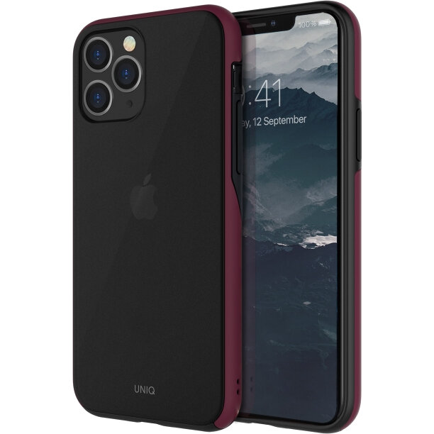 Чехол-накладка для iPhone 11 Pro Max Uniq Vesto Maroon Red (IP6.5HYB(2019)-VESHMRN)