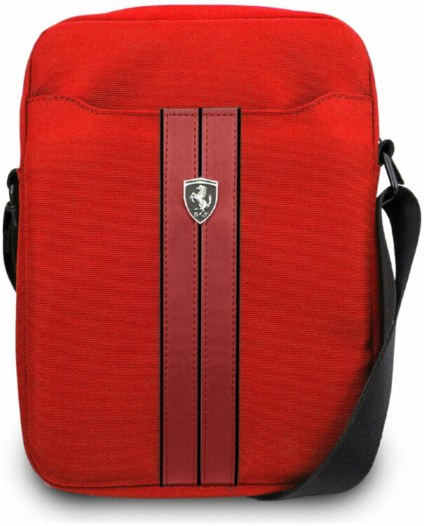 Сумка для планшетов 8" Ferrari Urban Bag Nylon/PU Carbon, Red (FEURSH8RE)