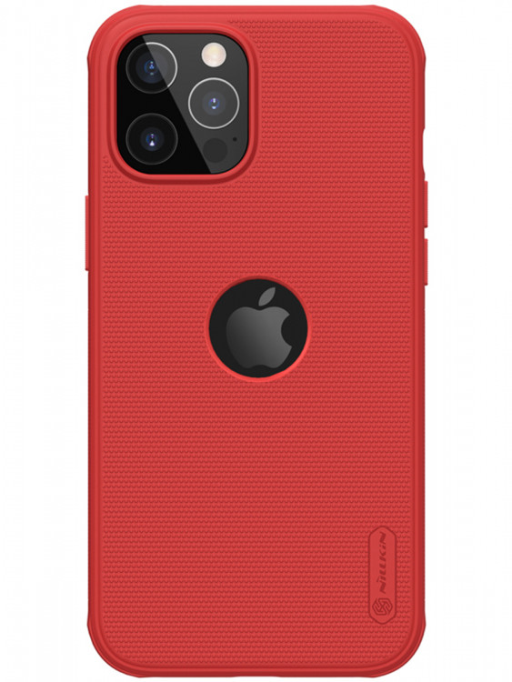 Чехол-накладка для iPhone 12 Pro Max (6.7) Nillkin Frost Shield Pro (logo hole) PC/TPU Red (6902048207264)