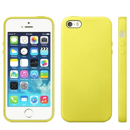 Чехол Official Design для iPhone 5 / 5S / SE желтый