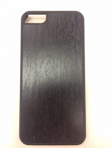 Деревянный чехол JustWood для iPhone 5 / 5S / SE (черное дерево)