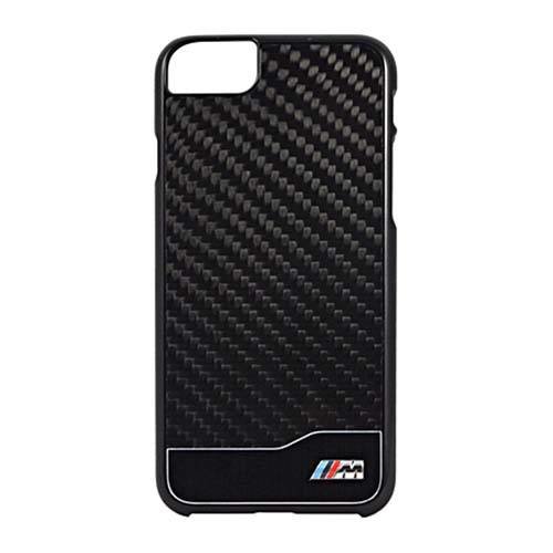 Карбоновый чехол накладка BMW для iPhone 7 / 8 M-Collection Aluminium&Carbon Hard Black, BMHCP7MDCB