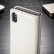 Кожаный чехол книжка CaseMe для iPhone X / XS с подставкой и разъемом для карточек (White)
