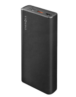 Портативный аккумулятор EnergEA Alupac 20000 PD2, Li-Pol 2USB, Fast IN/OUT USB-C, PD18W/QC3.0, Black (AP-20000PD2-BLK)