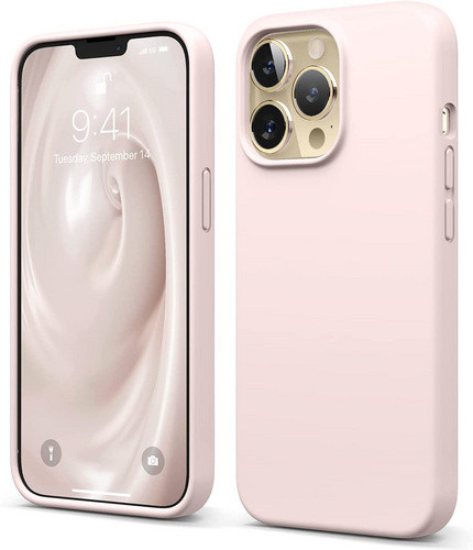 Чехол-накладка для iPhone 13 Pro Elago Soft silicone (Liquid) Lovely Pink (ES13SC61PRO-LPK)