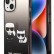 Чехол для iPhone 14 Lagerfeld PC/TPU Karl & Choupette Hard Gradient Black (KLHCP14STGKCK)