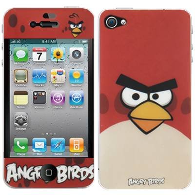 Наклейка для iPhone 4 / 4S на стекло и на заднюю панель комплект (Front+Back)