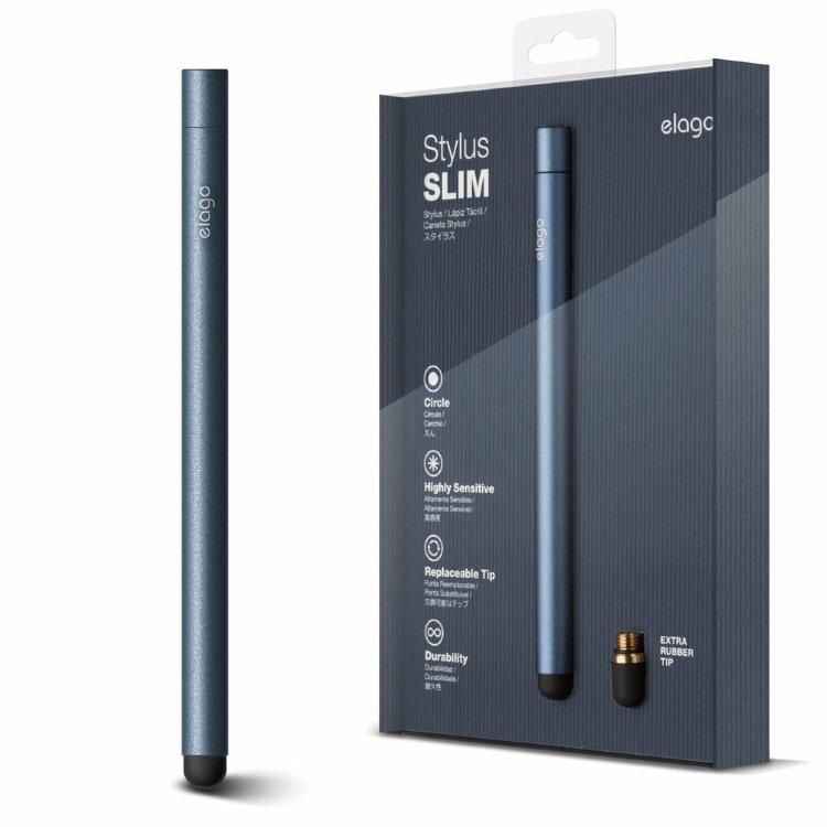 Стилус Elago Slim для смартфонов и планшетов, Blue (EL-STY-SM-JIN)