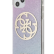 Чехол-накладка для iPhone 12 / 12 Pro (6.1) Guess 4G Circle Logo Glitter Hard PC/TPU, Gradient Pink/Blue (GUHCP12MPCUGLBPG)