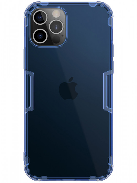 Чехол-накладка для iPhone 12 Pro Max (6.7) Nillkin Nature TPU case Blue (6902048205734)