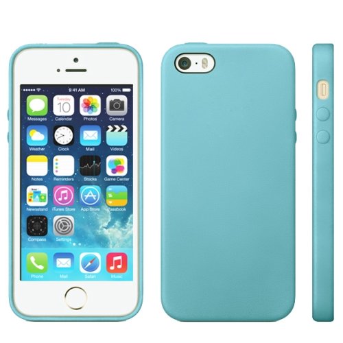 Чехол Official Design для iPhone 5 / 5S / SE голубой